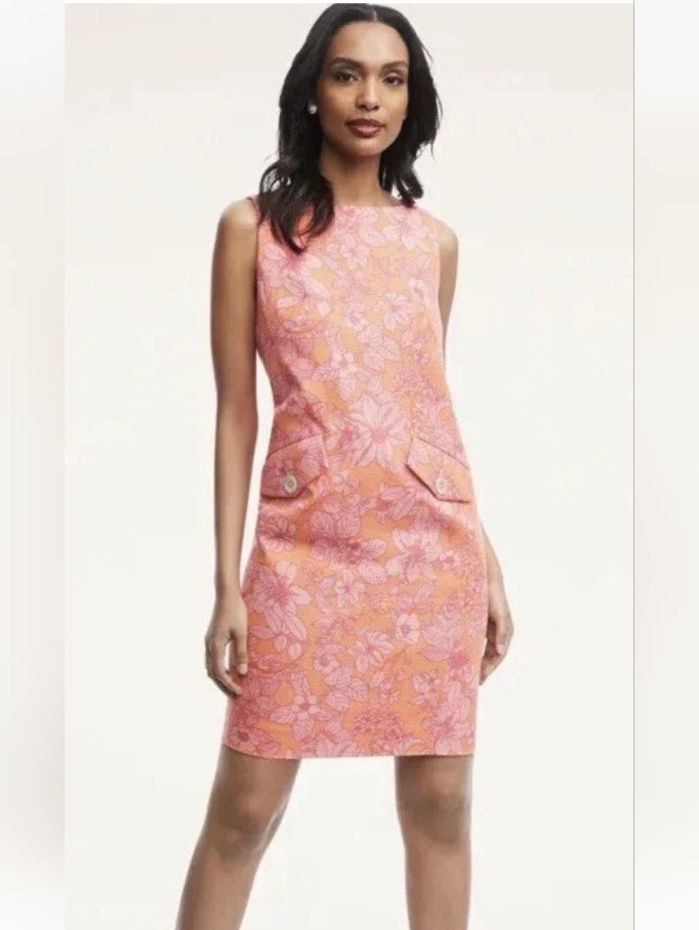 Brooks Brothers Floral Shift Dress, BNWT, Size 2
